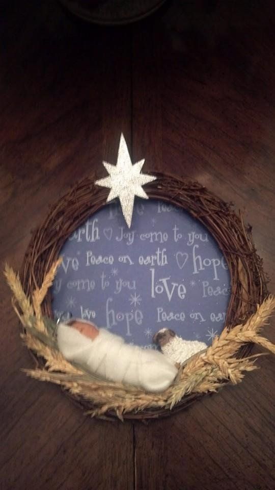 Baby Jesus Wreath