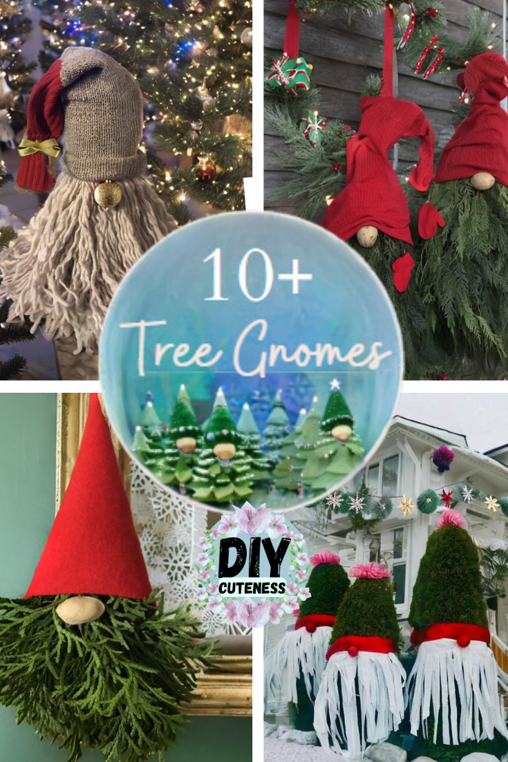10+ Adorable DIY Tree Gnomes