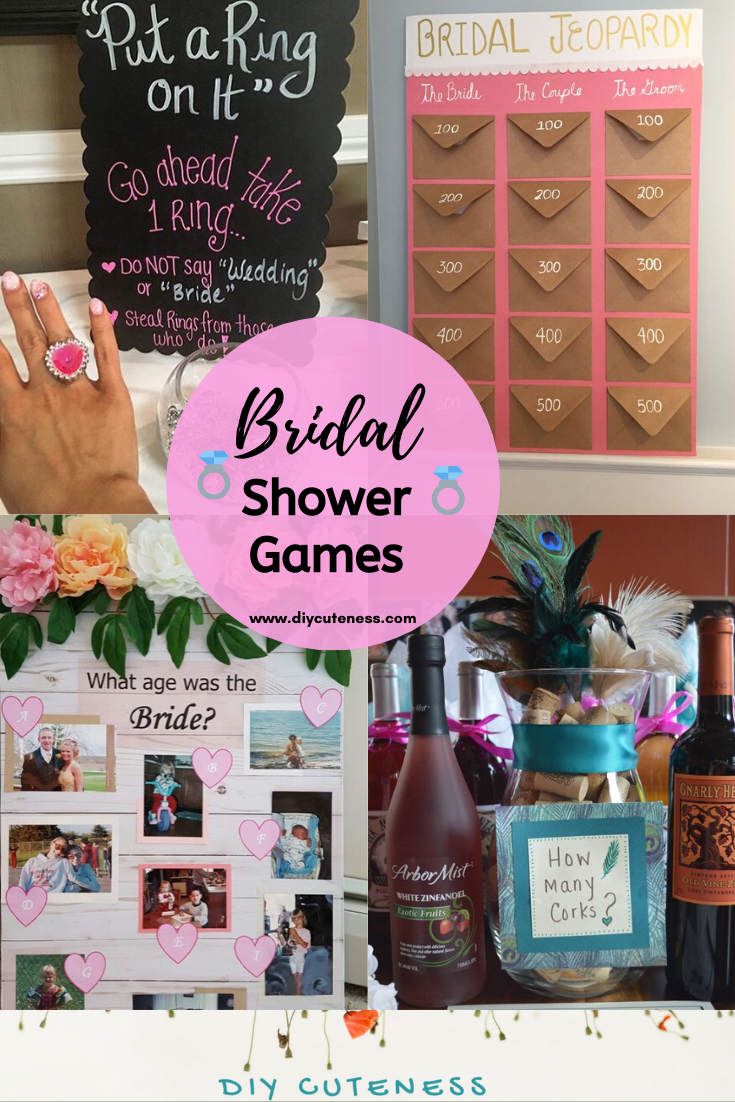 Bridal Shower Games | DIYCUTENESS