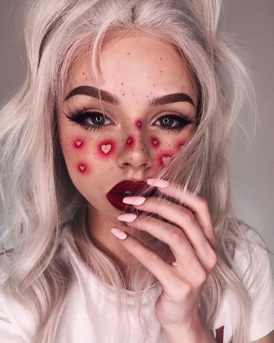 Red Heart Freckles