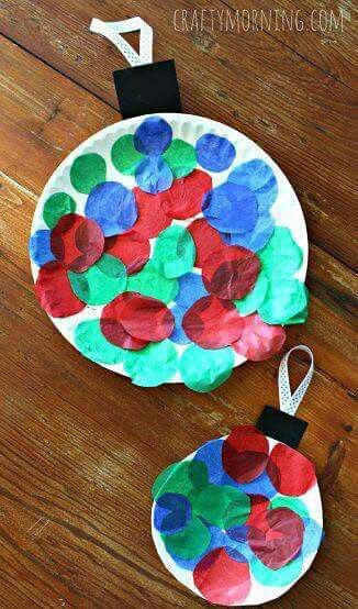 Paper Plate Bauble