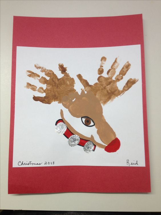 Reindeer Hand & Footprint