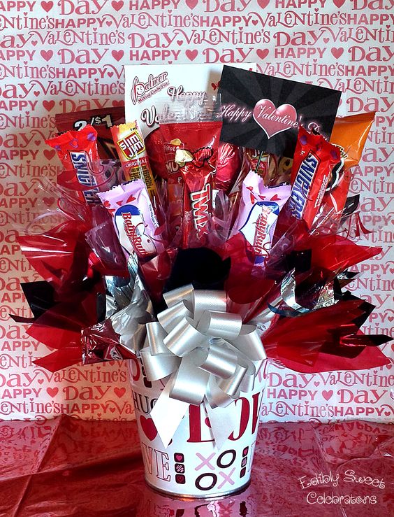 How to make a Candy Bouquet #valentines #boyfriend #gifts