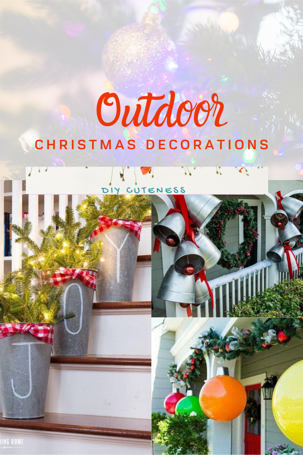 Easy DIY Christmas Decorations for Outside - DIY Cuteness Simple Decor