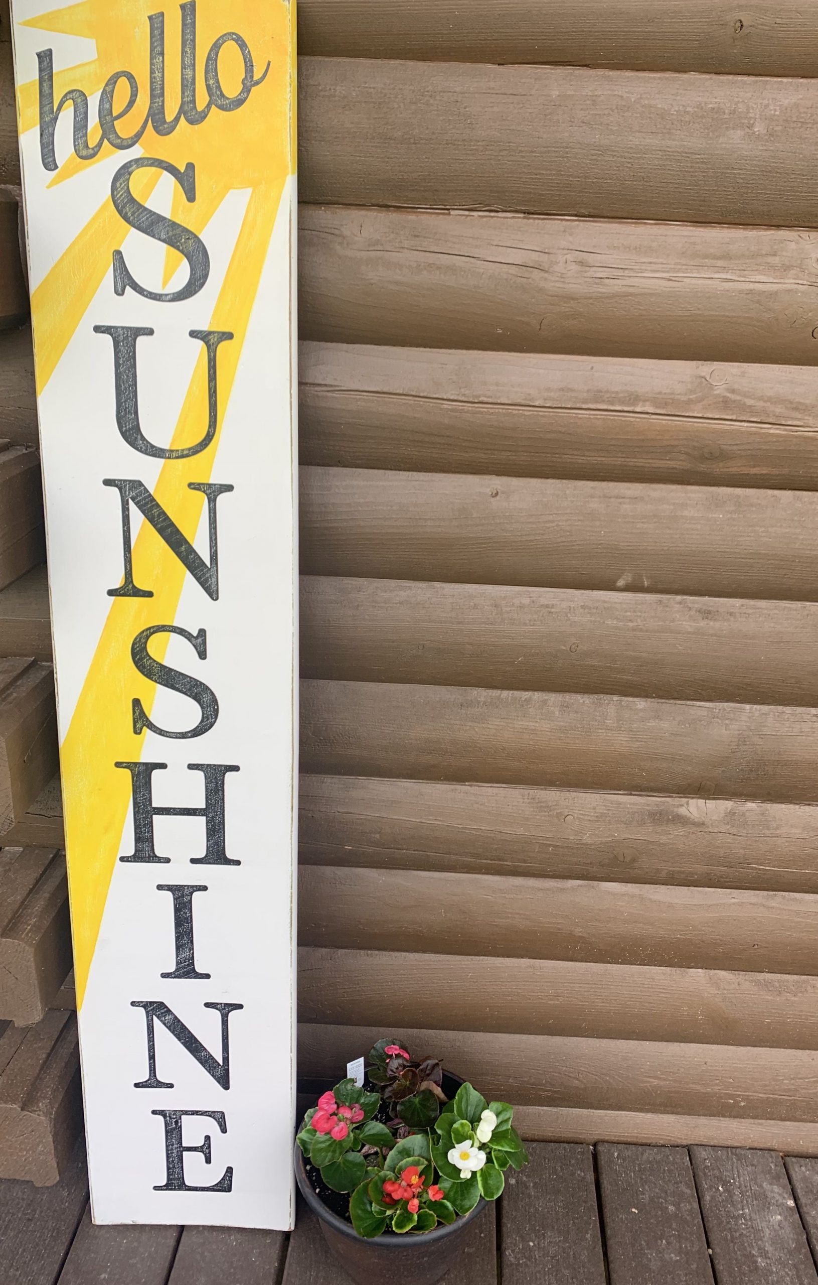 DIY Spring Porch Signs