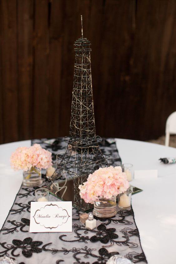 How to make an Eiffel Tower Centerpiece #paris