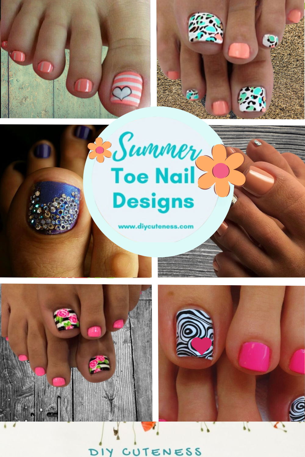20 Cute  Easy Toe Nail Deisgns for Summer 2023  The Trend Spotter
