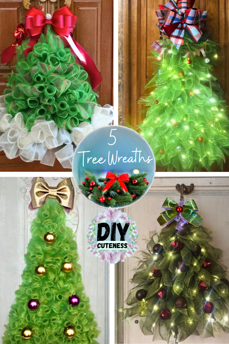 5 Deco Mesh Tree Wreath Ideas